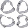 Koekvormset 4pcs SS