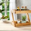 2 lade organizer bamboo
