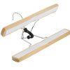 Houten klem hanger 3st