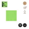 Servet voor dessert limoen groen 25 x 25cm 50st