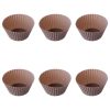 Cakevormpjes silicone 6st