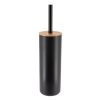 PS TOILETBORSTEL BAMBOO WITH BAMBOO COVER - ZWART /BAMBOO