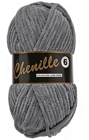 Chenille 002 Donkergrijs