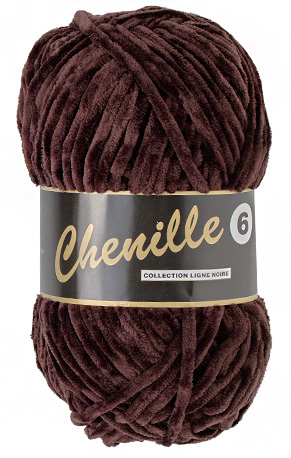 Chenille 110 Donker Bruin