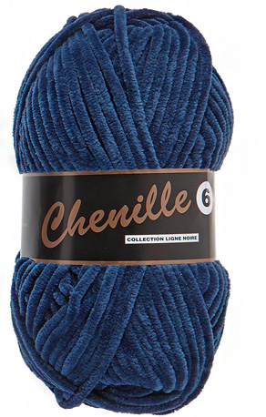 Chenille 890 Donkerblauw