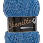 Chenille 012 Jeansblauw