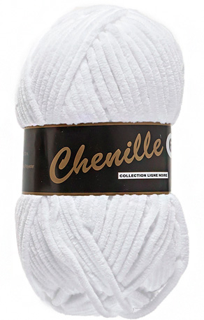 Chenille 005 Wit