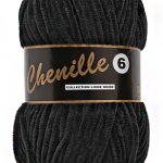 Chenille 001 Zwart