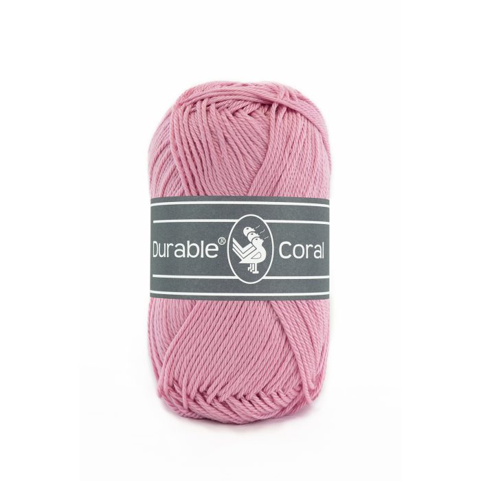 224 Durable Coral Katoen Oud roze