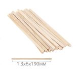 Houten stokjes 190*6*1,3MM 50PCS M26040