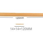 Houten Stokje 14x14x120mm 4st M22243