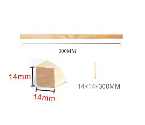 Houten stokje 14*14*300cm 3st M21985