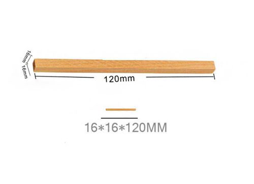 Houten stokjes vierkant 16*16*12CM M22244