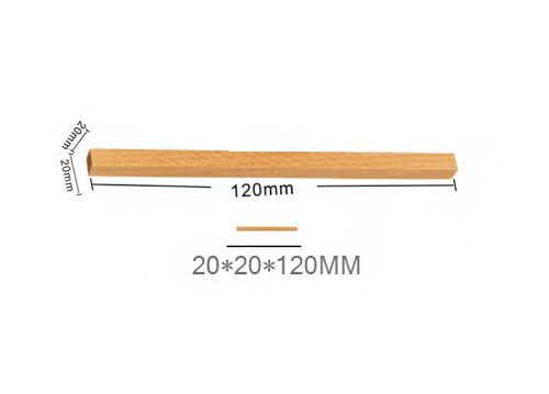 Houten Stokje vierkant 20x20x120mm M22245