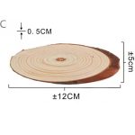 Boomschijf ovaal 12cm