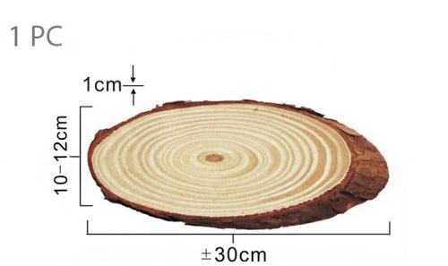 Boomschijf ovaal 30cm