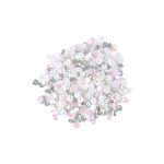 Pailletten wit-zilver glitter mix 40g