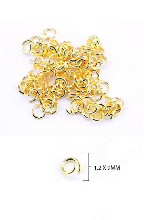 Buigringen goud 9*1,2mm-20g