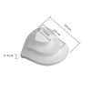 Piepschuim hart wit 10-20-30cm