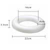 Piepschuim krans vlak D22cm