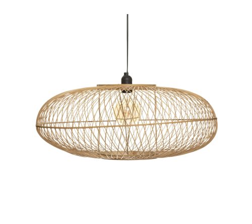 Hanglamp bamboe “Loren” naturel D60*25cm