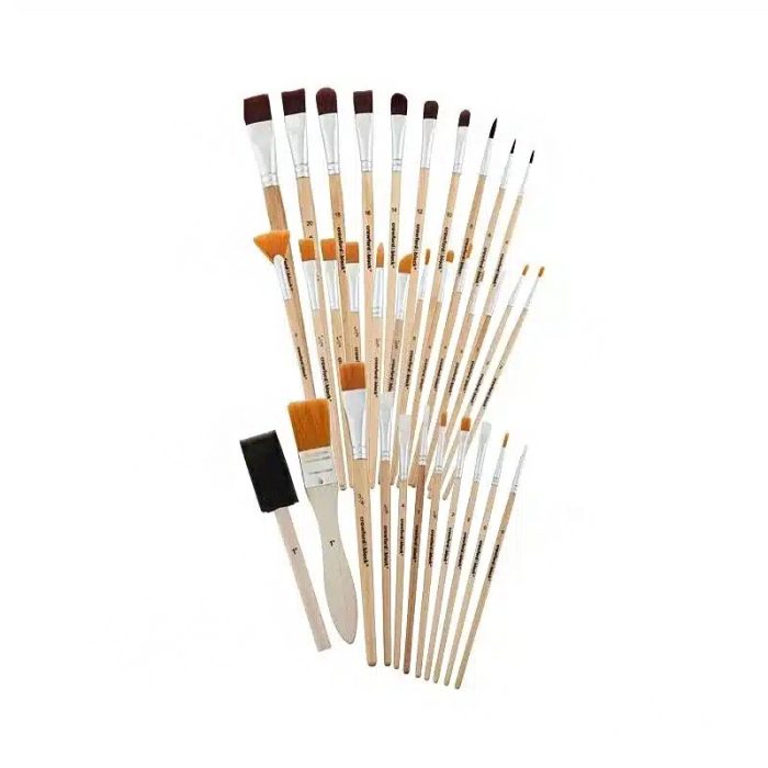 Penselen set synthetisch 35-dlg